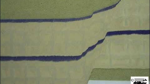 Fault formation in thick clay beds (PIV strain analysis)