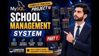 MySQL Real World Project  part1  Complete School Management System job ready project