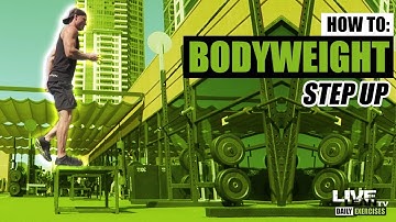 How To Do A STEP UP | Exercise Demonstration Video and Guide