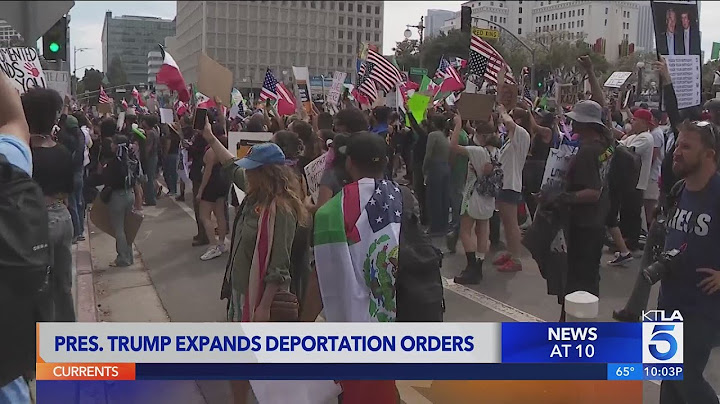 Pre. Trump expands deportations orders