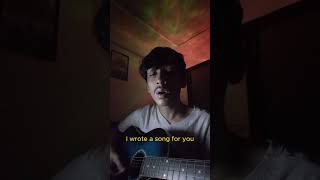 I did a cover of "Yellow" by coldplay...