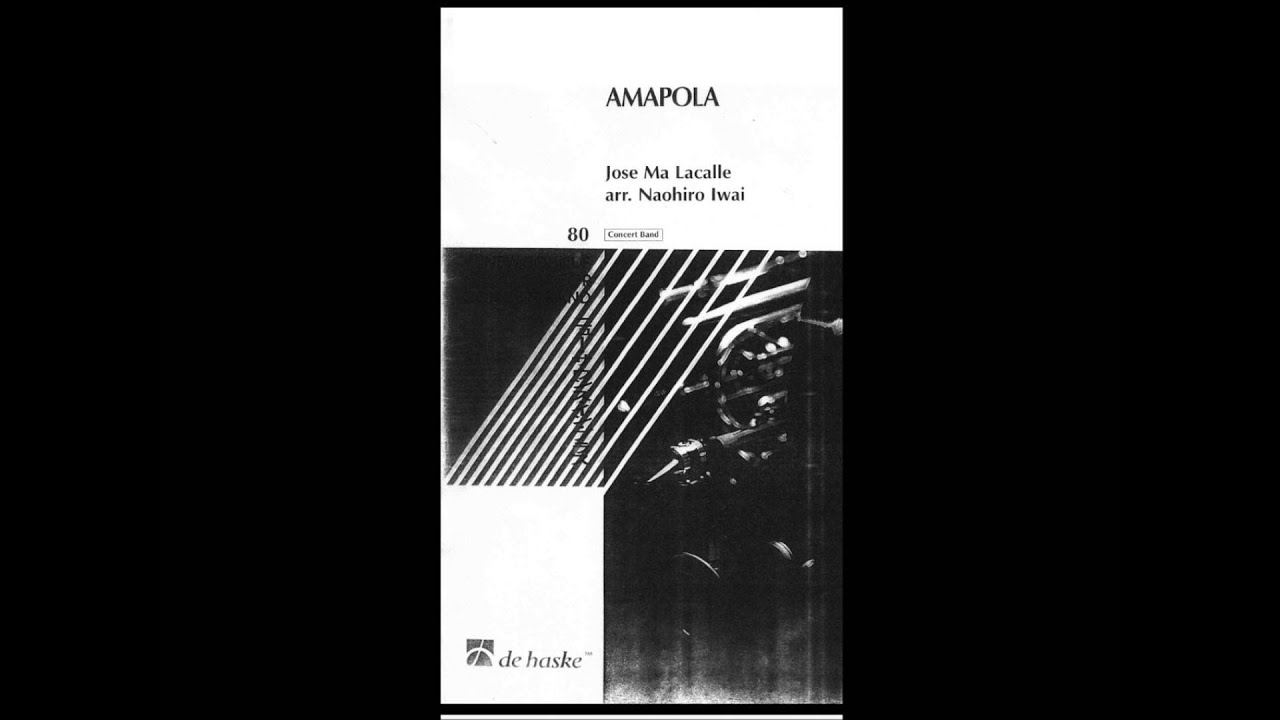 アマポーラ（NSB逆輸入版）／（岩井直溥）｜吹奏楽楽譜