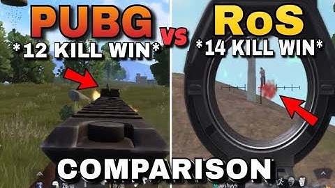 PUBG Mobile vs Rules of Survival Which is better? HIGH KILL GAMEPLAY!! BEST MOBILE GAME COMPARISON‼️