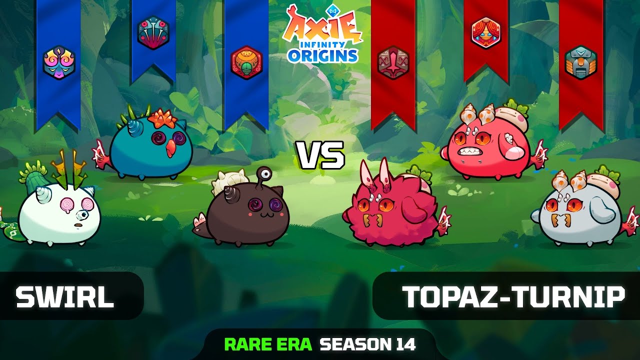 SWIRL vs TOPAZ-TURNIP | SEASON 14 | AXIE INFINITY ORIGINS