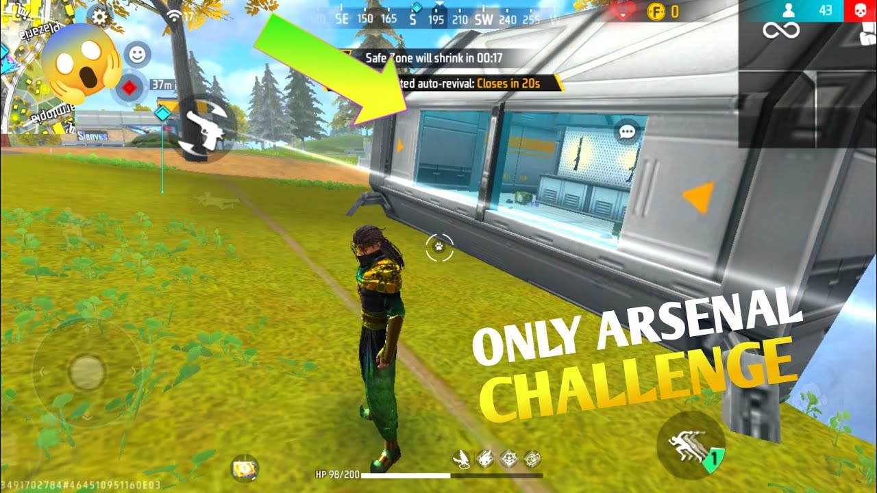 ONLY ARSENAL CHALLENGE | LOOT HOUSE CHALLENGE | ANONYMOUS FF