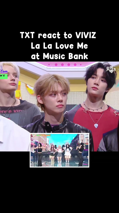TXT REACT TO VIVIZ! #txt #viviz #gfriend #lalaloveme #beautifulstrangers #reaction #shorts