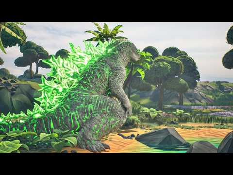 Godzilla in a Cartoon World