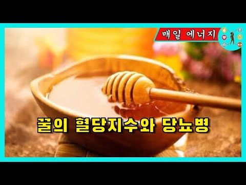 꿀의 혈당지수와 당뇨병