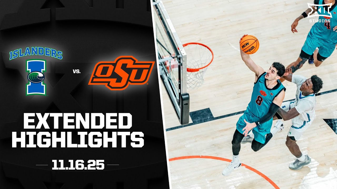 Texas A&M-CC vs. Oklahoma State Extended Highlights | 2025-26 Big 12 Men's Basketball