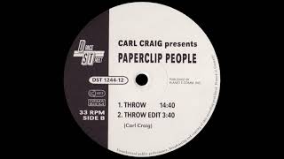 Carl Craig presents Paperclip People - Throw [1994]