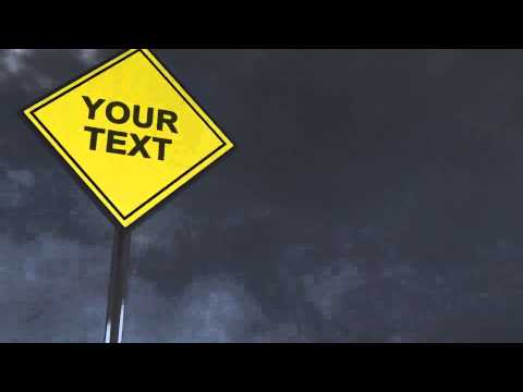 After Effects Project Files - Warning Road Sign - Car Accident Concept - VideoHive 9524283