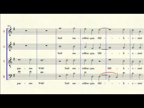 Alto Part Symphony 9 Movement 4 Measure 537 Beethoven 