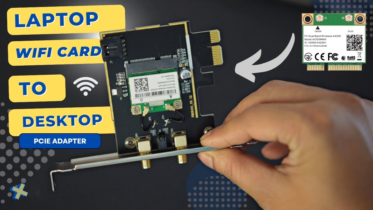 How to Use Laptop WiFi Card in Desktop PC? 