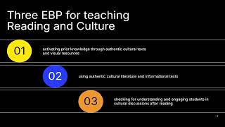 Reflection on Evidence-Based Practices