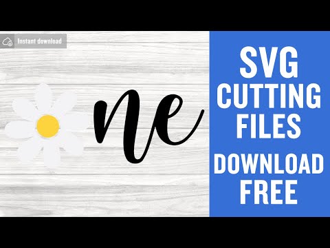 Daisy Flower One Svg Free Cutting Files for Silhouette Cameo Instant Download