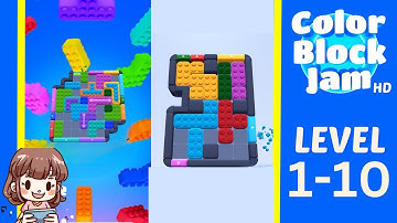 Color Block Jam Level 1-10 Solution Walkthrough