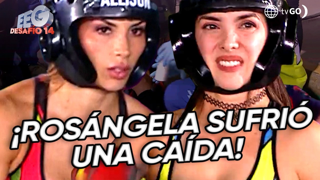 EEG Desafío 14: Rosángela Espinoza sufrió fuerte caída y abandonó la competencia (HOY)