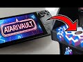 Crouching Steam Deck, Hidden Trackball - Atari Vault Pre-Built Steam-Input Is Awesome!