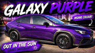 Galaxy Purple WRX in the Sun – You NEED to See This Paint!
