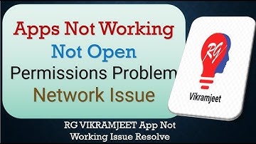 How To Fix RG VIKRAMJEET App not working | Not Open | Space Issue | Network & Permissions Issue