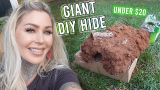 Giant DIY Reptile Hide For Nash