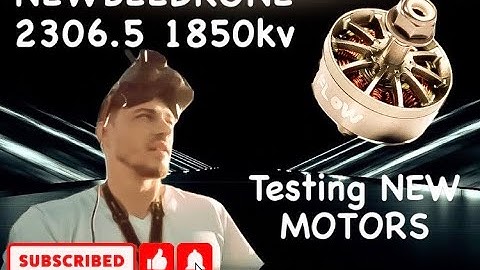 NEWBEEDRONE FLOW MOTORS 2306.5 1850KV and GemFan 51466 MILKY Props