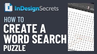 InDesign How-To: Create a Word Search Puzzle (Video Tutorial) screenshot 4