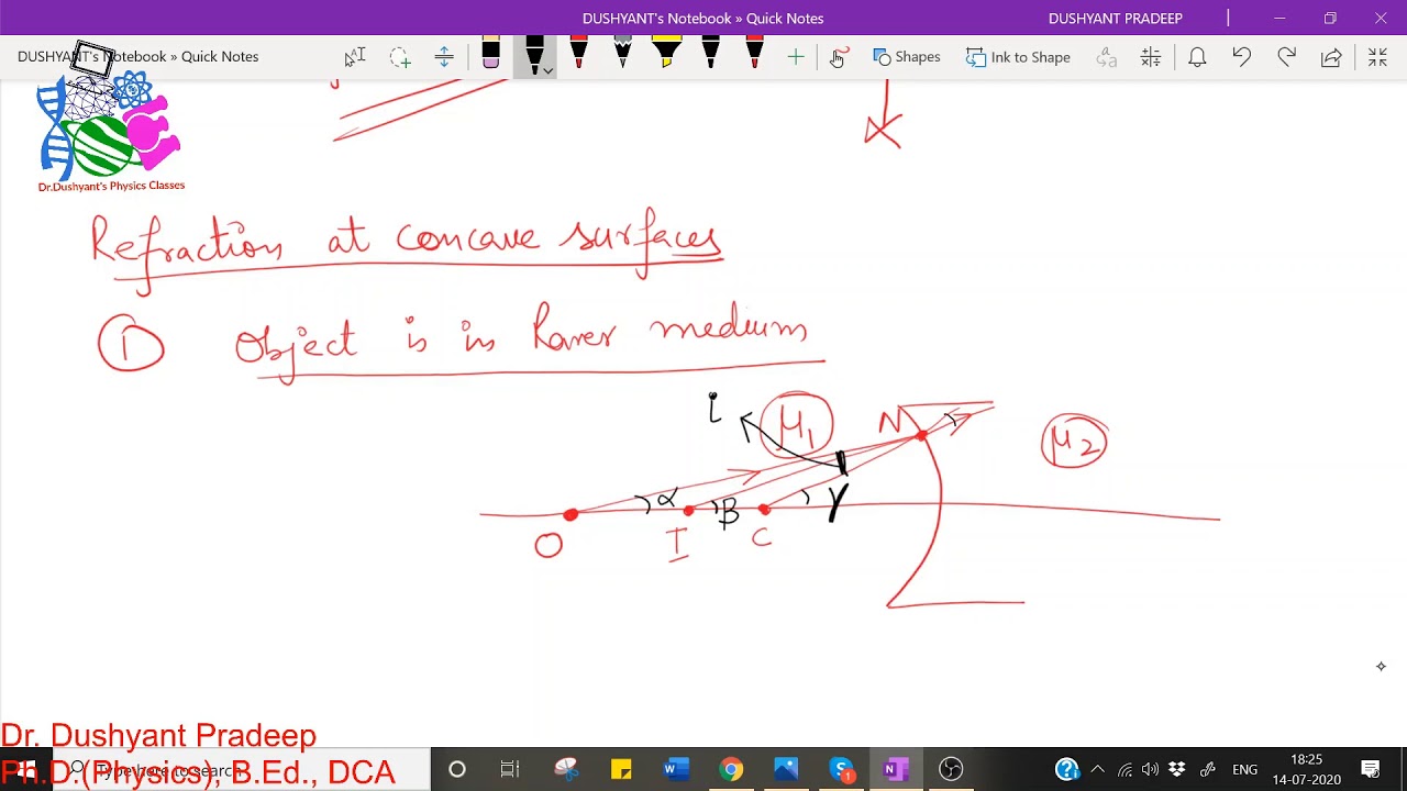 #12th class 29|Physics| Ray optics|Refraction from Rarer to denser ...