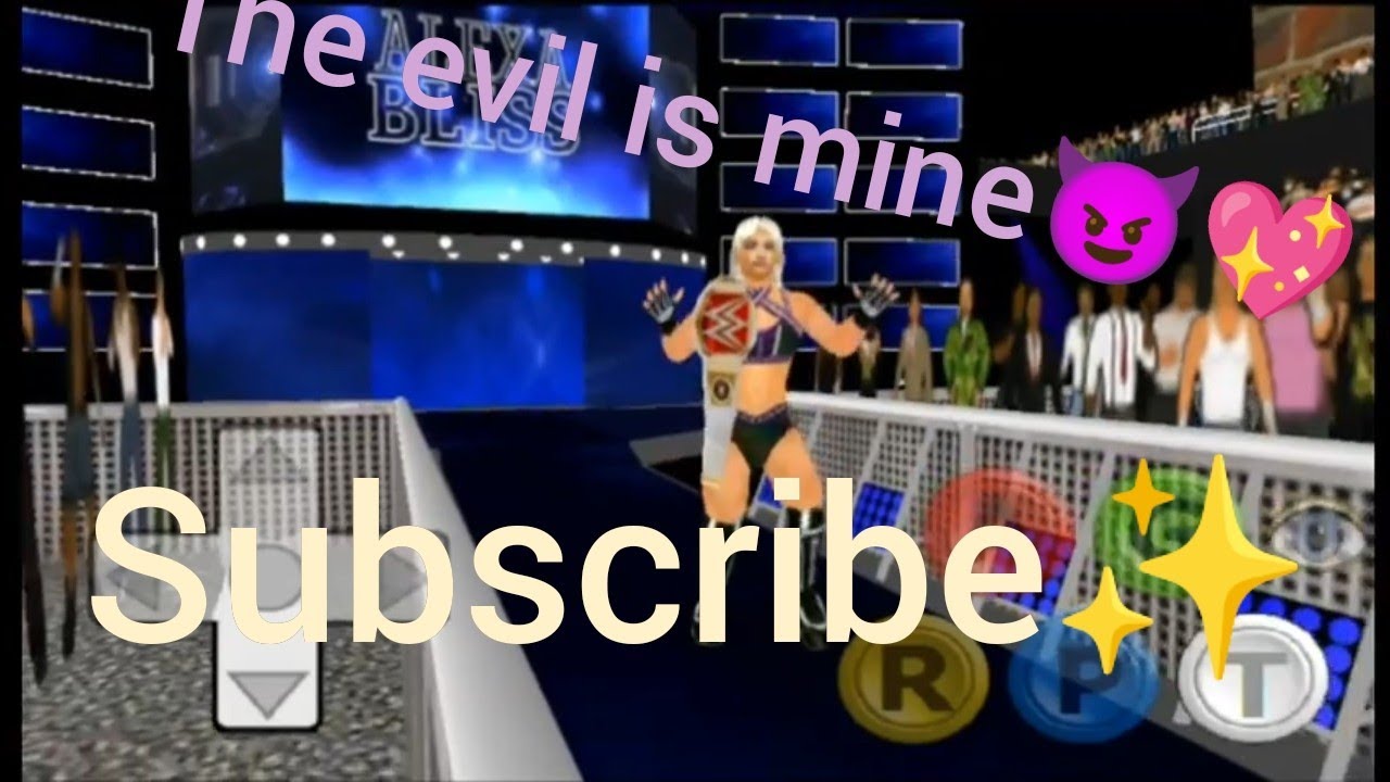 alexa bliss new theme 😈 the evil is mine (by me) YouTube