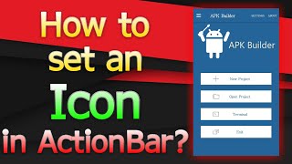 How to Set Icon in ActionBar Programmatically? (Android JAVA)