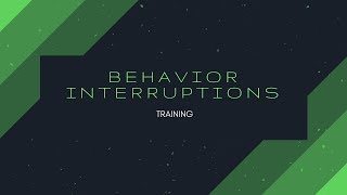 How to Train Behavior Interruptions || Service Dog Training