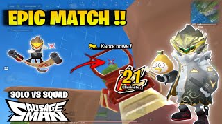 SUN WUKONG 🔥 SOLO VS SQUAD GAMEPLAY SS24 SAUSAGE MAN screenshot 4