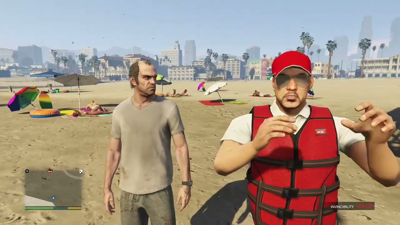 GTA 5: Trevor Taunting People In Vespucci Beach!