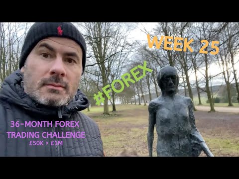 WEEK 25: 36-month forex trading challenge | £50K to £1M.