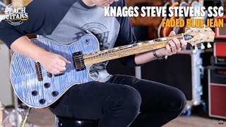 No Talking...just Tones Knaggs Steve Stevens Ssc Faded Blue Jean T1 Top W Pale Moon Ebony Board