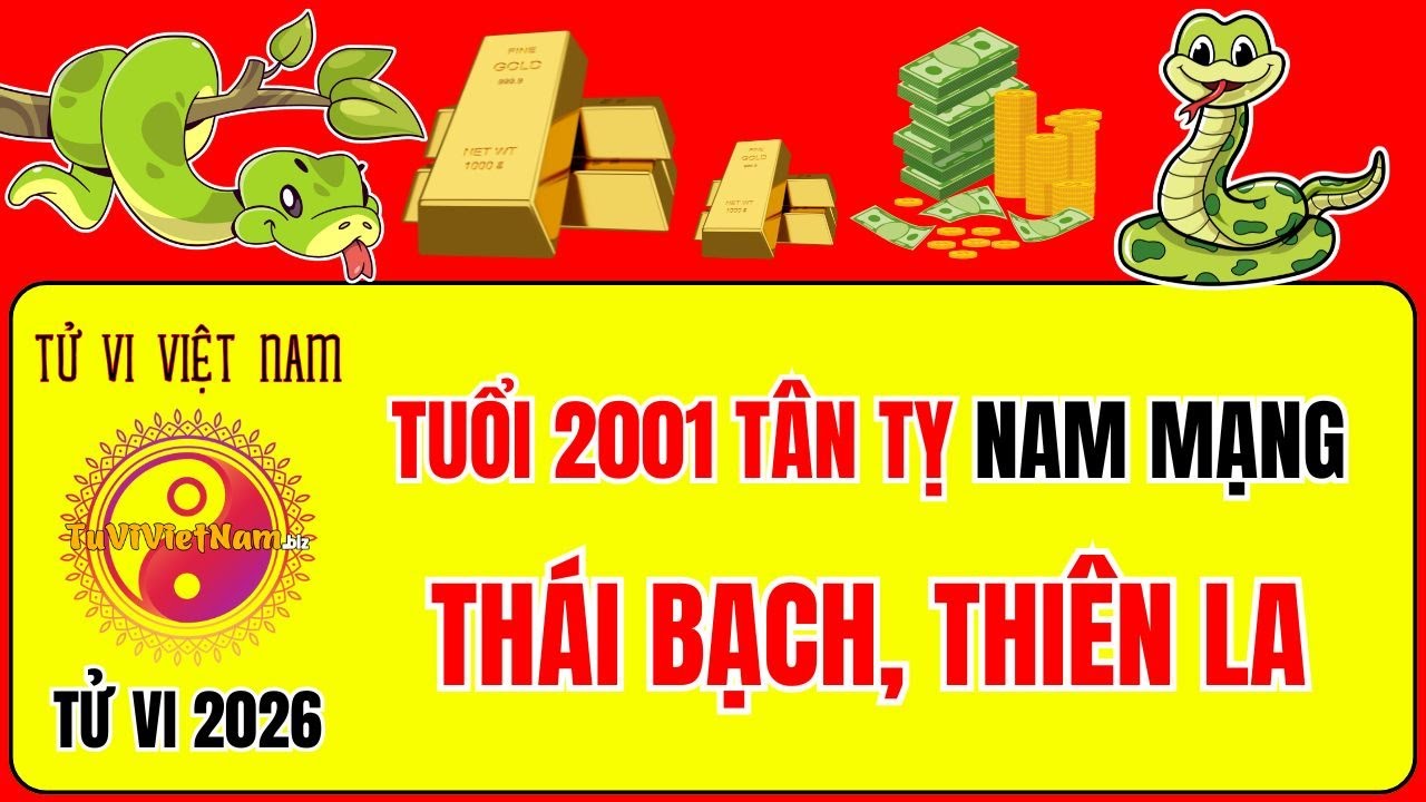 Tử vi tuổi 2001 Tân Tỵ năm 2026 nữ mạng: Sao gì chiếu mệnh, Hạn gì? Tử Vi Việt Nam