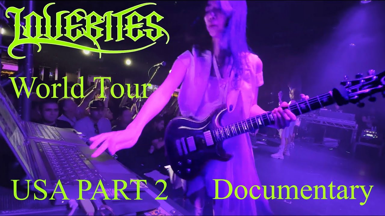 LOVEBITES 初期の写真　貴重 LOVEBITES_10,9,2024_World Tour_USA PART2_Documentary - YouTube