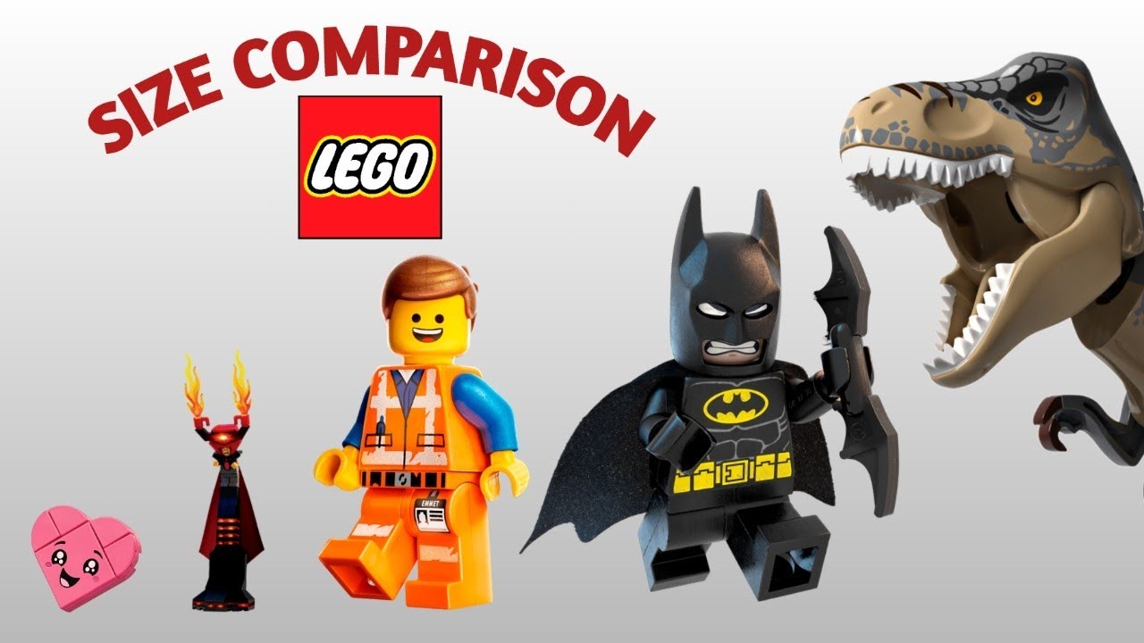 LEGO Size Comparison | Biggest Characters of LEGO Movie | Satisfying ...
