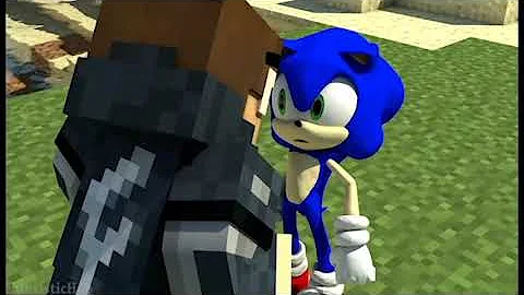 FuturisticHub. Steve Vs Sonic (Minecraft Vs Sonic The Hedgehog)