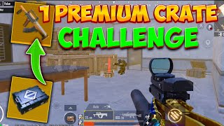 1 Premium Firearms Pack Crate Challenge 😎💥 | PUBG METRO ROYALE