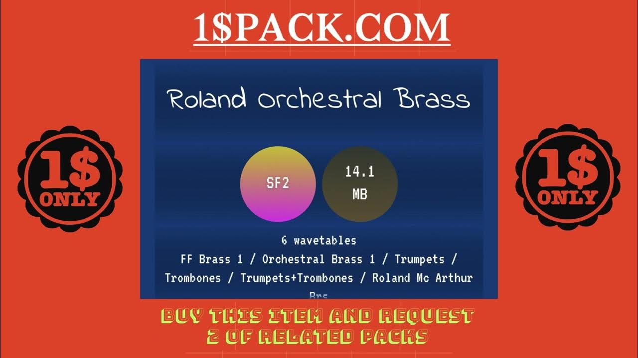 Roland orchestral Brass / SF2 YouTube