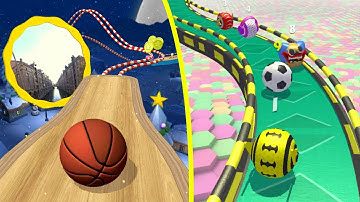 Going Balls Vs Action Balls All Levels Gameplay Android iOS #306