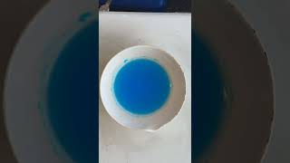Copper Sulfate Solution Evaporation