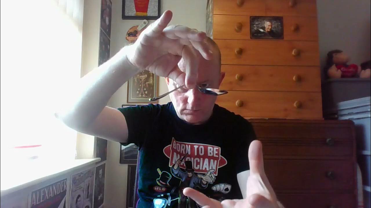 Uri Geller Psychic Style Metal Spoon Bending Magic Trick Tribute YouTube