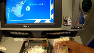 How to Withdraw Qatari Riyal Cash using American Bank Card without Fees at QNB atm for first time!