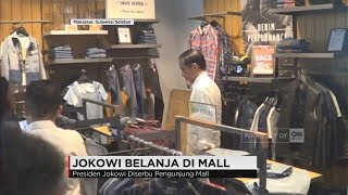 Jokowi Belanja di Mall, Pengunjung Mall Heboh