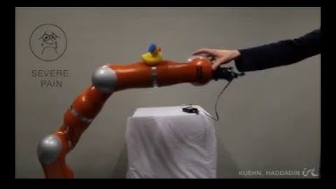 Artificial Robot Nervous System to Teach Robots How to Feel Pain