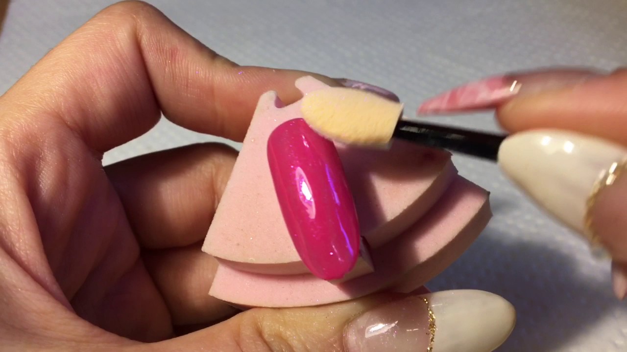ミラーネイル カラー比較 オーロラピンク ピンク Mirror Nail Compared With Pink Color Youtube