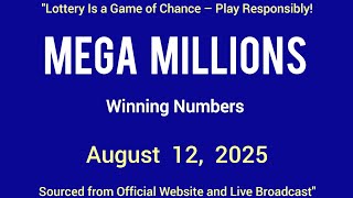 Mega Millions winning numbers August 12, 2025