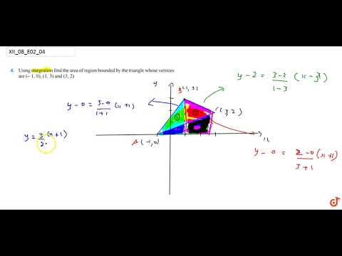 Video Using integration find the area of region bounded by... - youtube